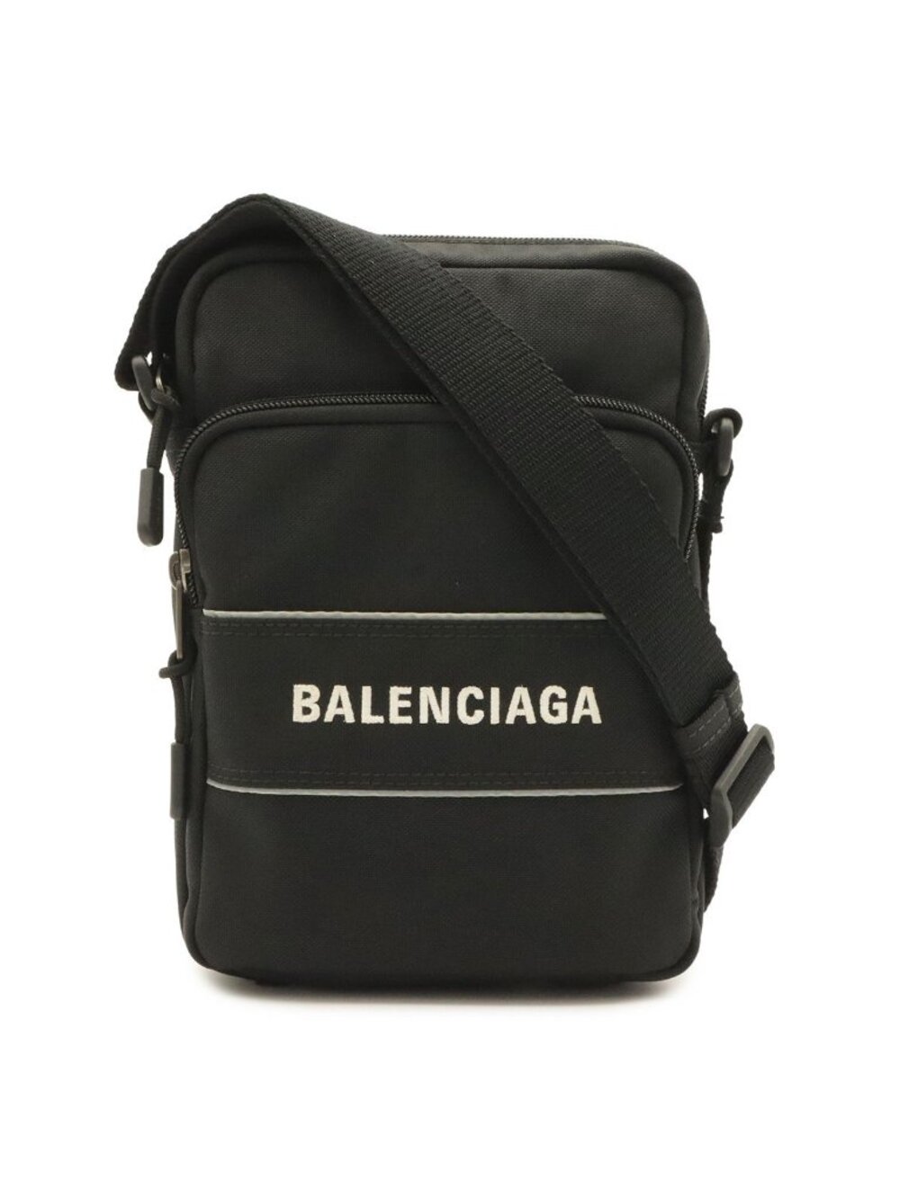 Balenciaga Sports Messenger Bag S Pochette Nylon Canvas Black